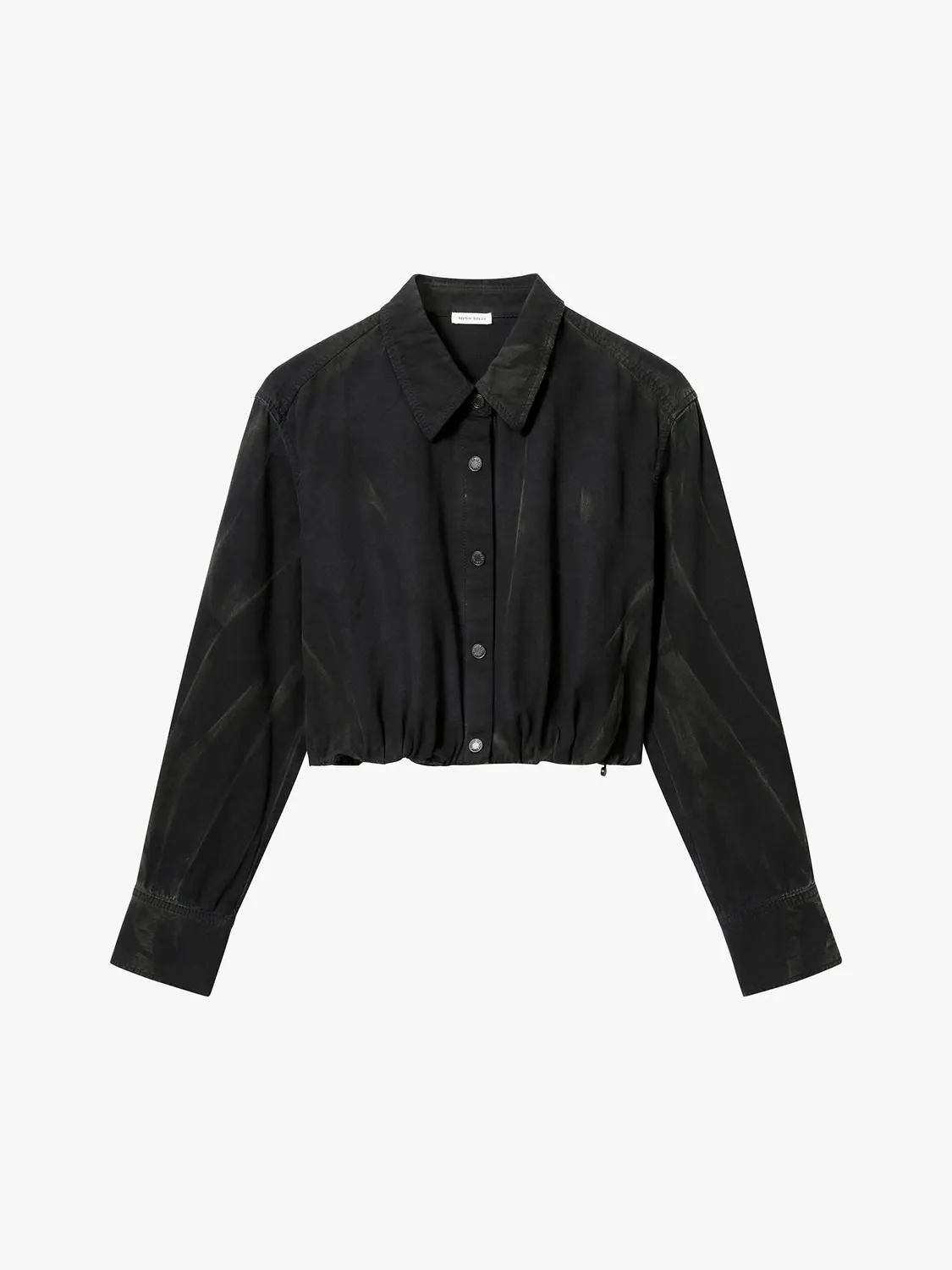 Miss Sixty distressed denimskjorte dark chocolate