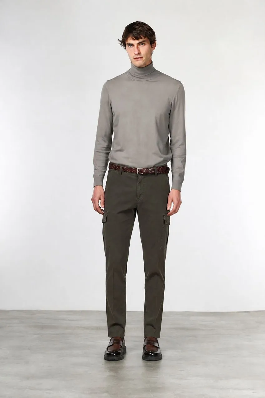 Mason's Chile cargobukser brun extra slim stretch