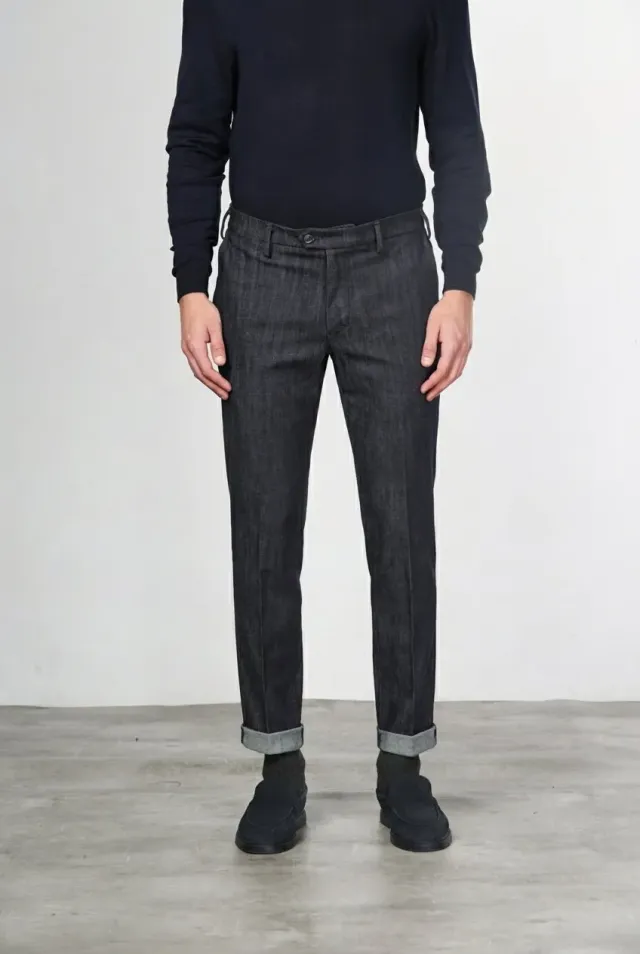 Mason's New York chino bukser navy denim regular
