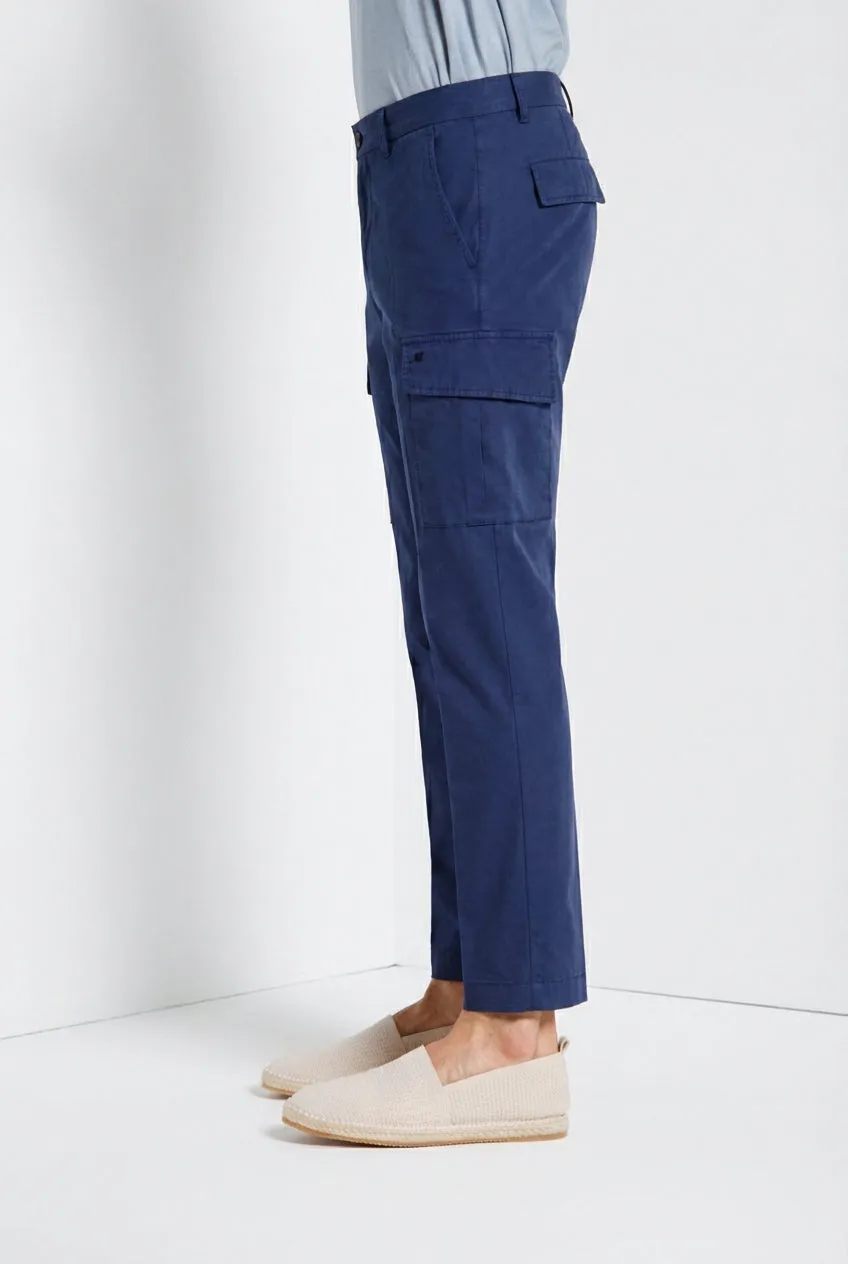 Mason's Chile Jogger cargobukser royalblå extra slim