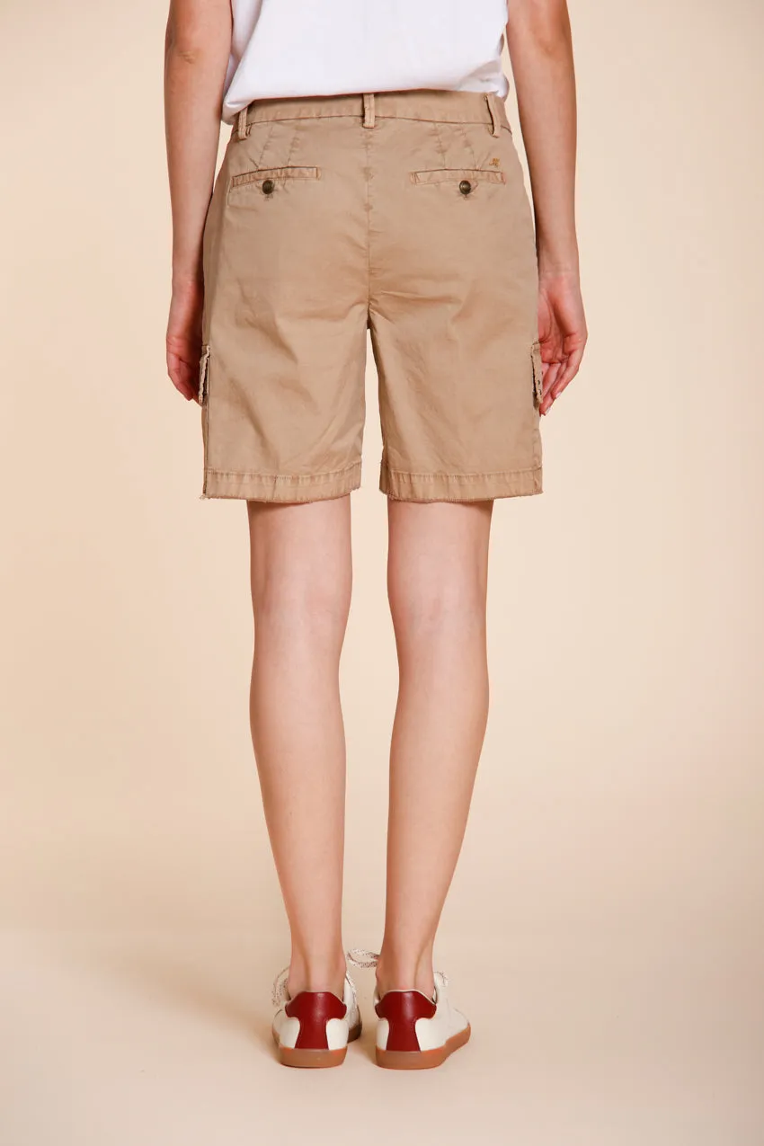 Mason's Chile cargo bermuda beige slim stretch