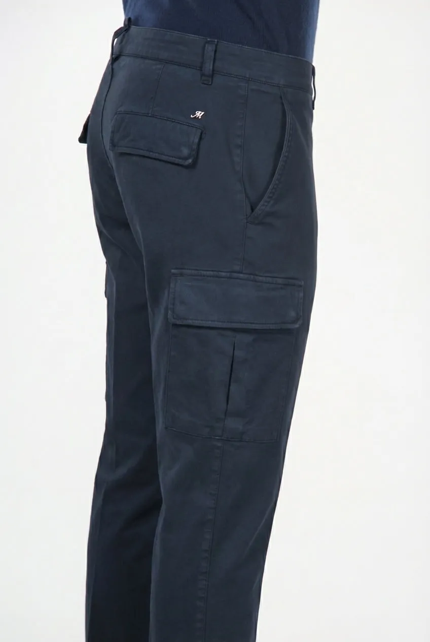Mason's Chile Regular cargobukser navy stretch