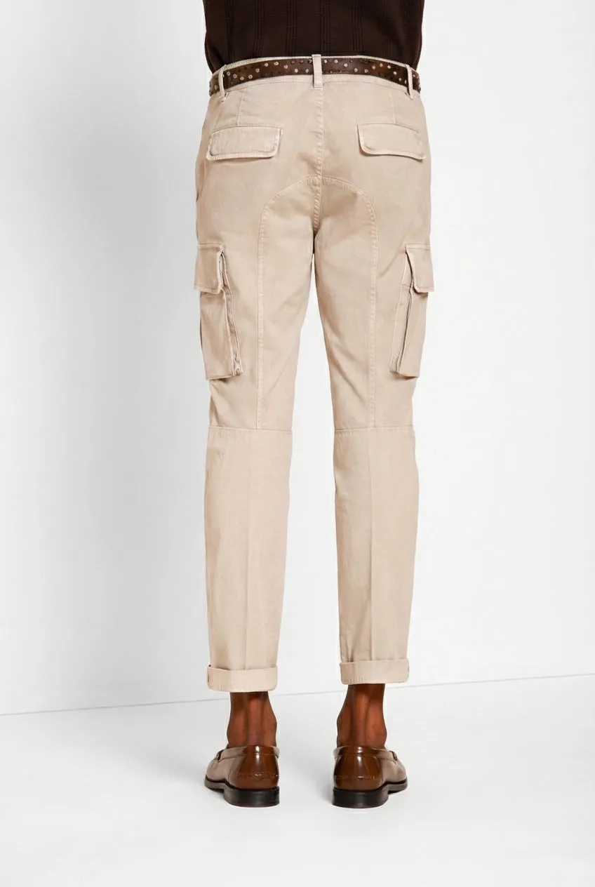 Mason's Chile cargobukser extra slim lysebeige
