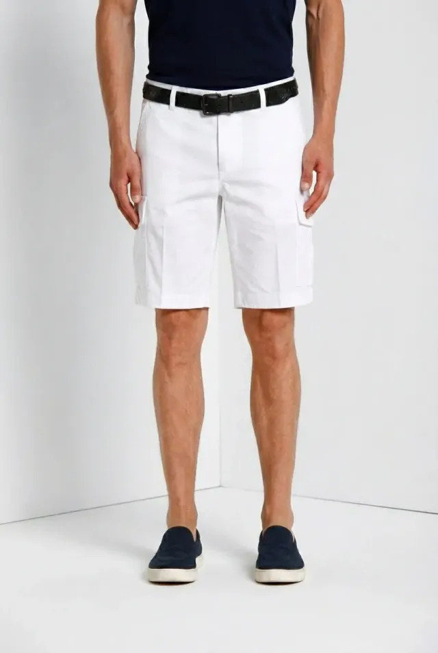 Mason's Chile cargos shorts hvid slim fit