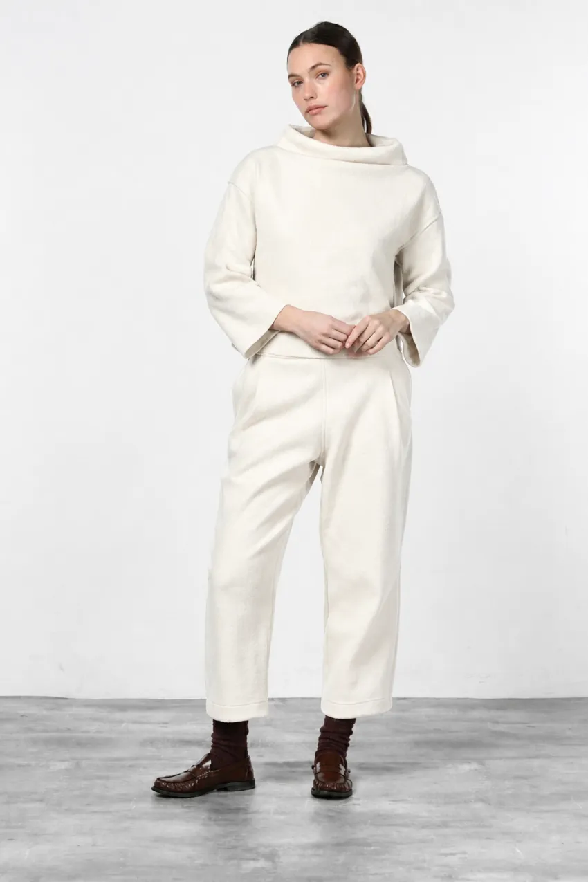 Mason's Nathi sweatshirt creme uld bubble fit