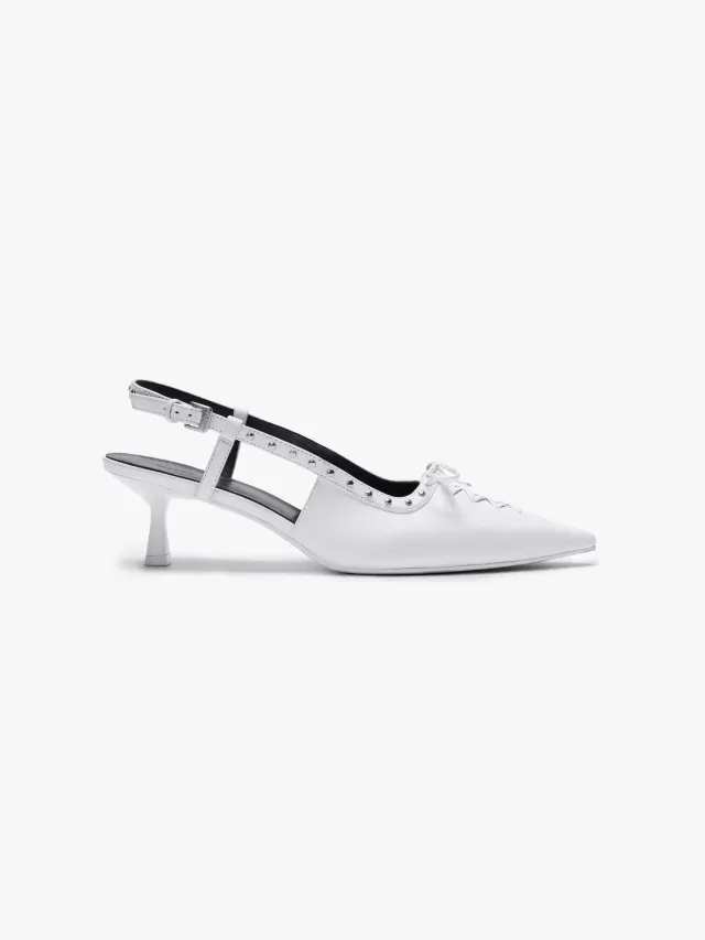 Miss Sixty Studded stiletter sort spids tå