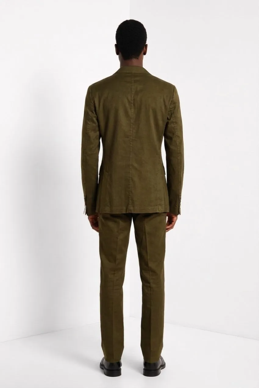 Mason's Da Vinci blazer skovgrøn hør
