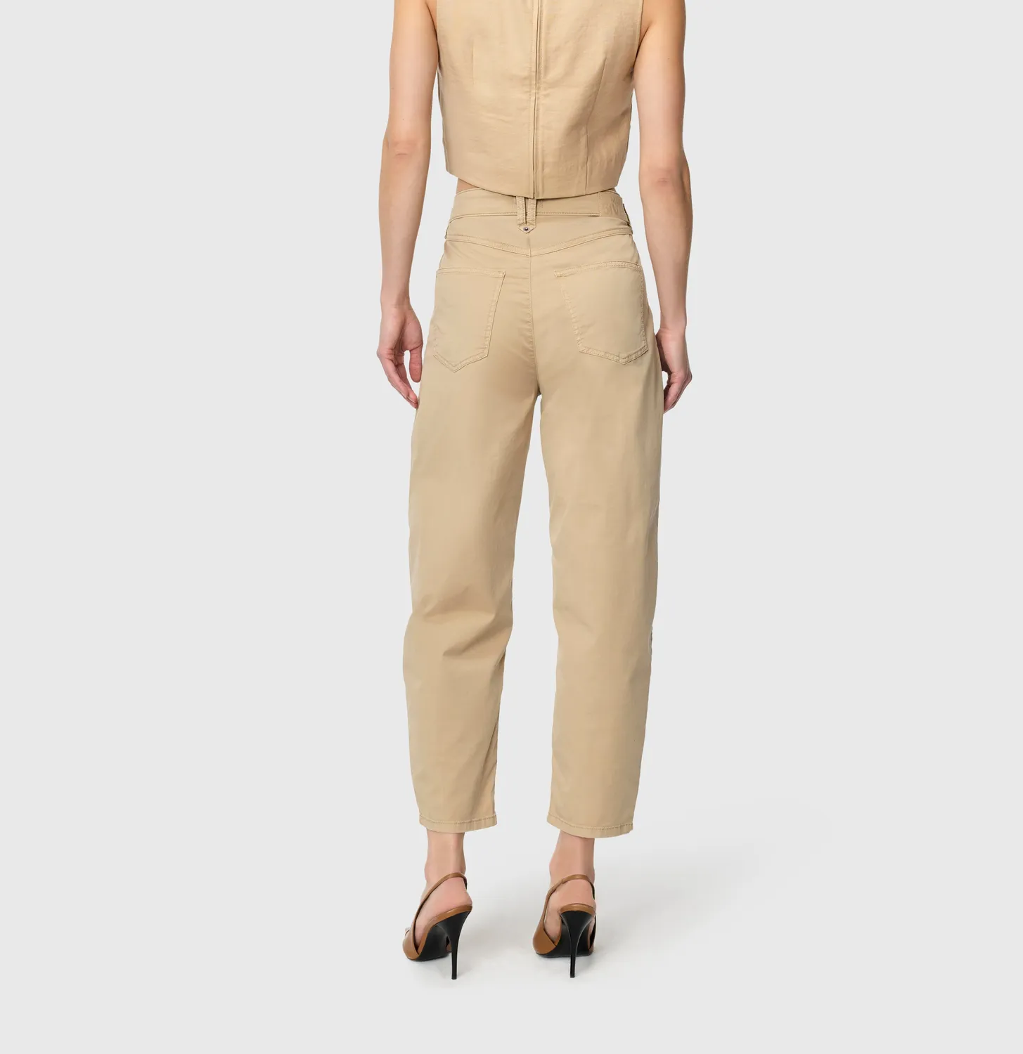 MAC Bora 2.3 Zip bukser brun relaxed fit
