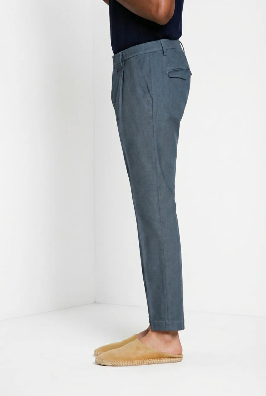Mason's Torino 1 Pinces Flex chinos lyseblå slim