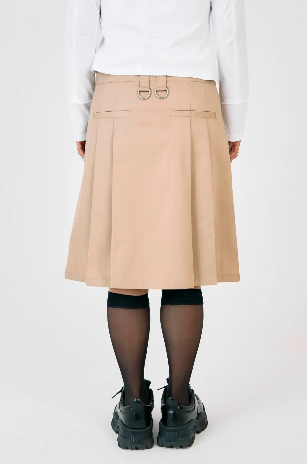 The Ragged Priest Clerk plisseret nederdel beige str. 10