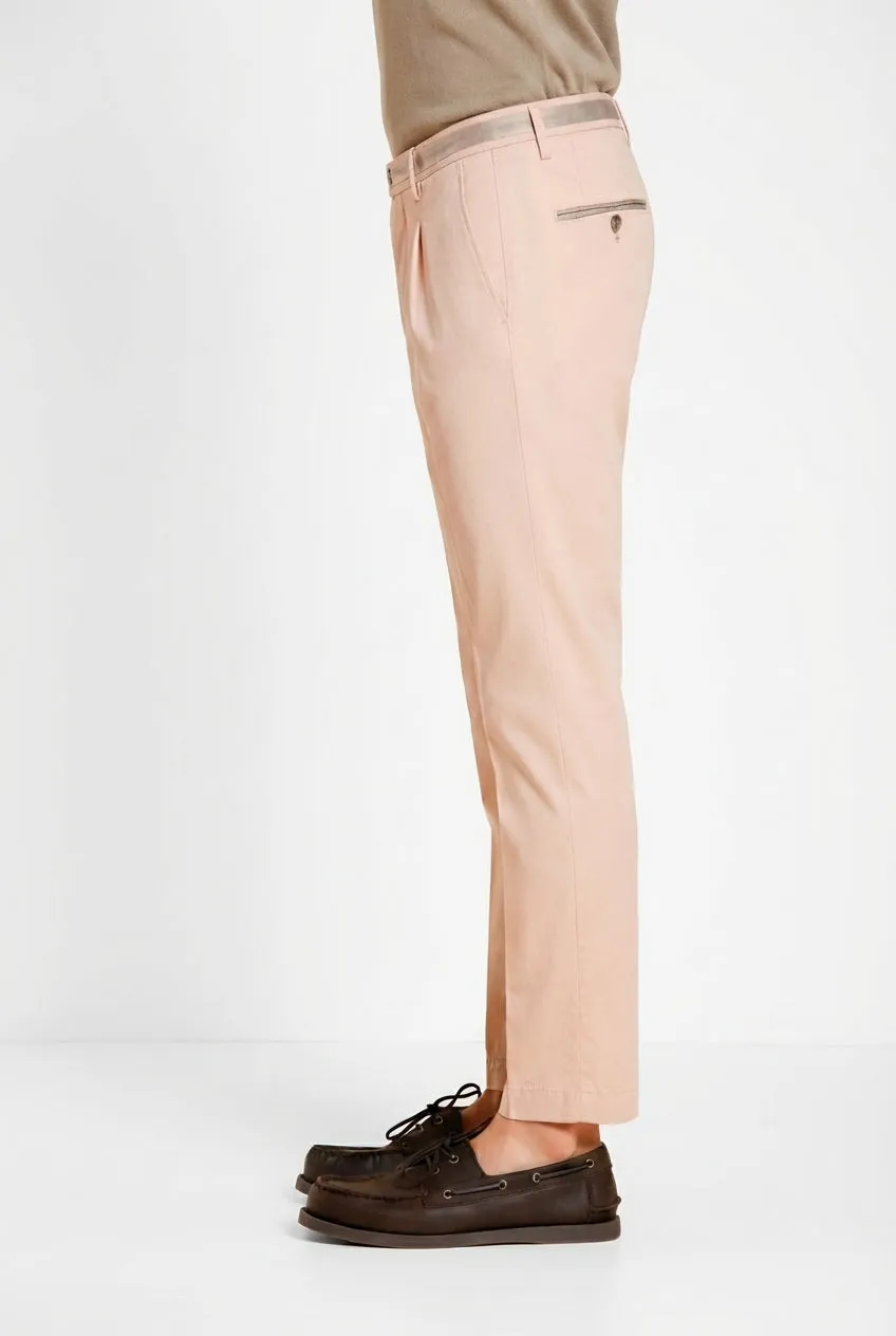 Mason's Torino 1 Pinces chinobukser pink slim