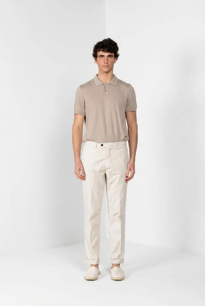 Mason's Boston chinos relaxed fit stucco hør