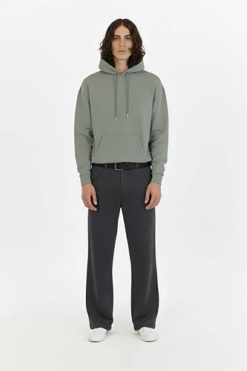 Organsk The Classic Organic hoodie pastelgrøn økologisk