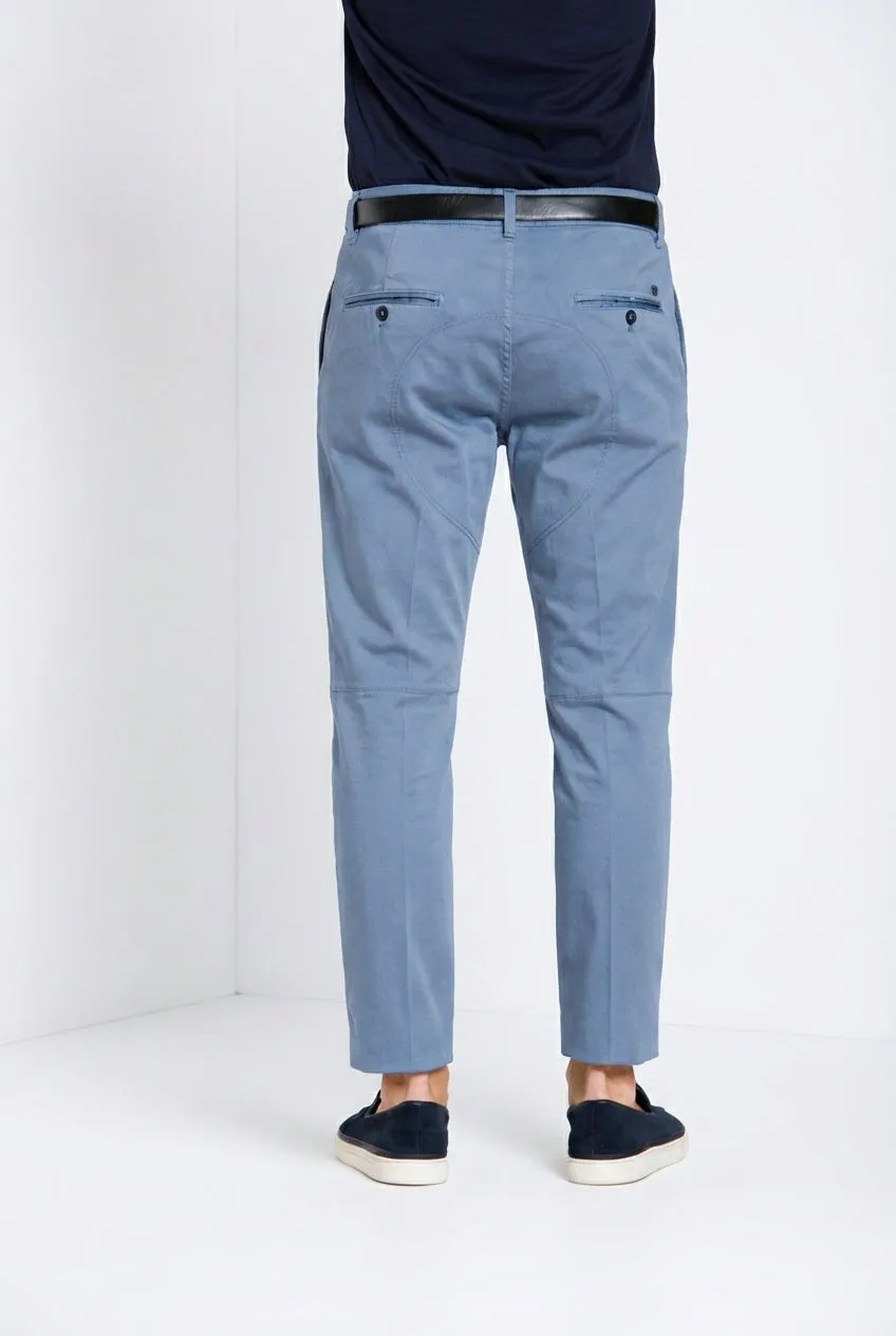 Mason's John Coolkhinos chinobukser lyseblå carrot – satin