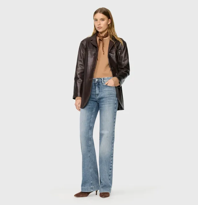MAC Dream Wide 5439 jeans blå wide fit