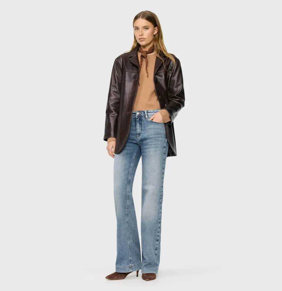MAC Dream Wide 5439 jeans blå wide fit