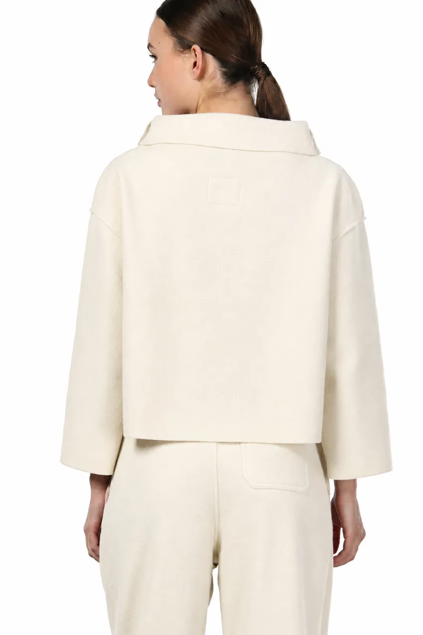 Mason's Nathi sweatshirt creme uld bubble fit