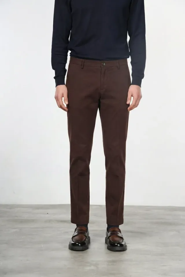 Mason's Milano chinobukser vinrød gabardine extra slim