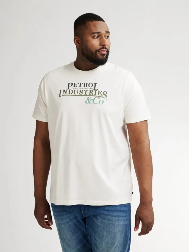 Petrol Industries Rockport T-shirt mossy stone plus size