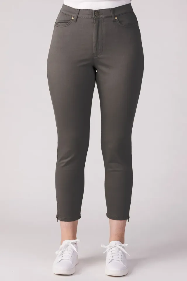 Merrytime 15640-440-41 Super Slim Ankel jeans dusty green