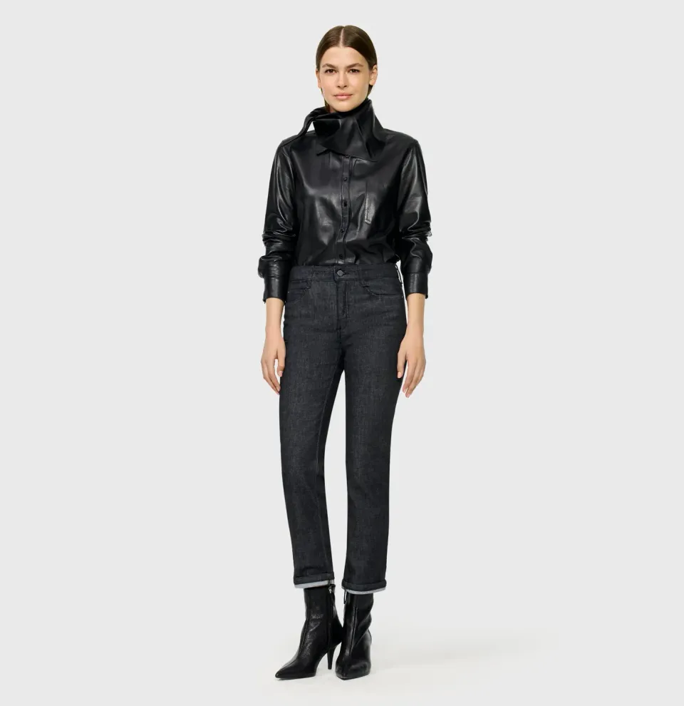 MAC Dream 5481-90-0357L cropped jeans sort straight
