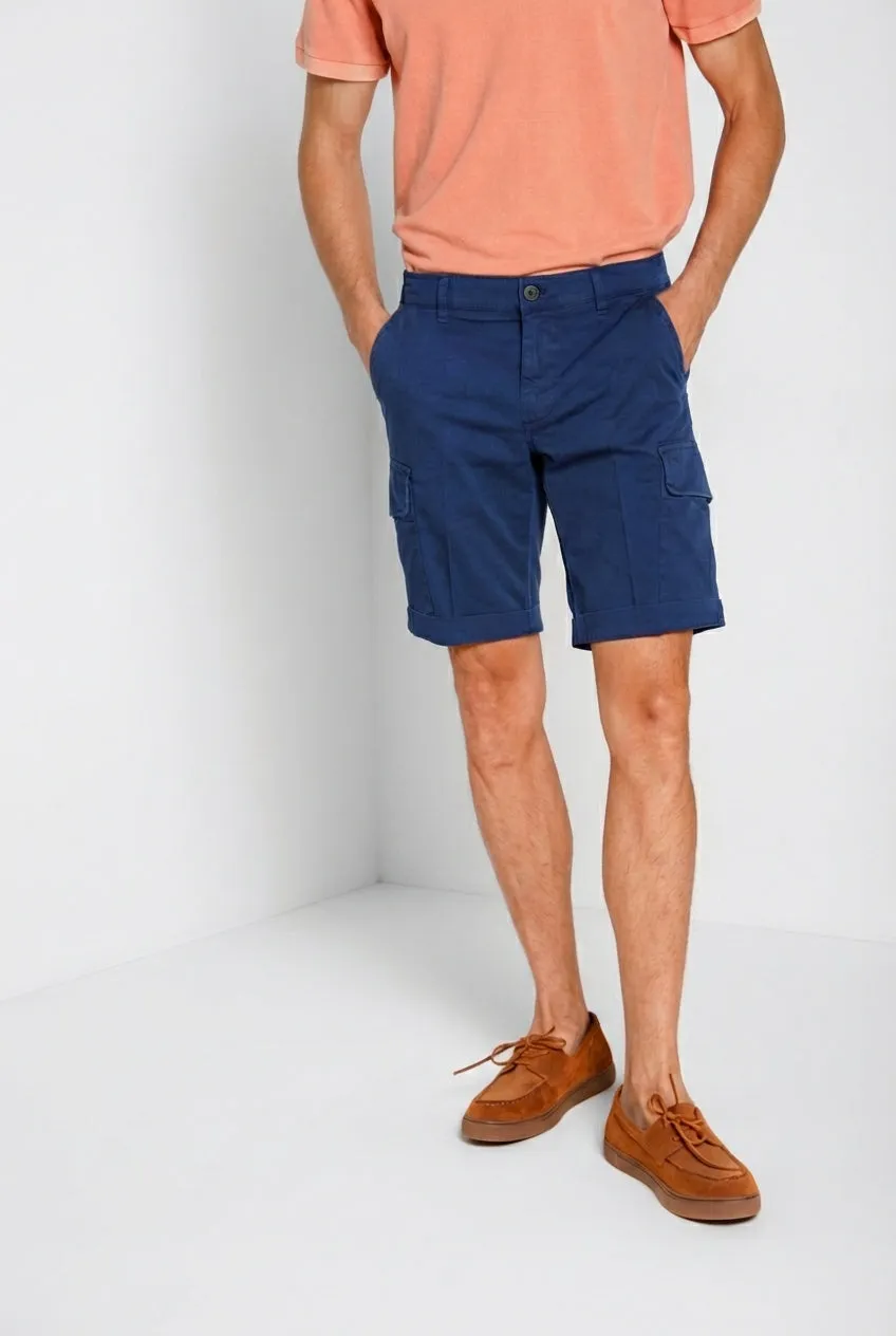 Mason's Chile cargo shorts royalblå slim