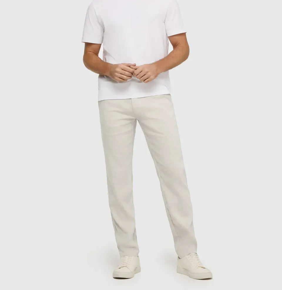 MAC Lennox Sport hørbukser beige modern fit